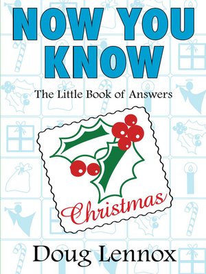 cover image of Now You Know Christmas